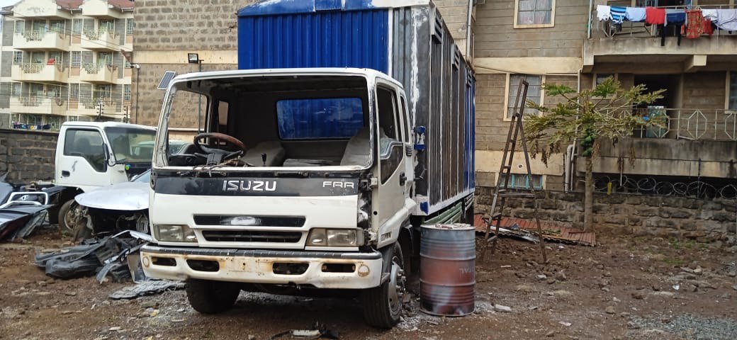 Lorry Before Repair